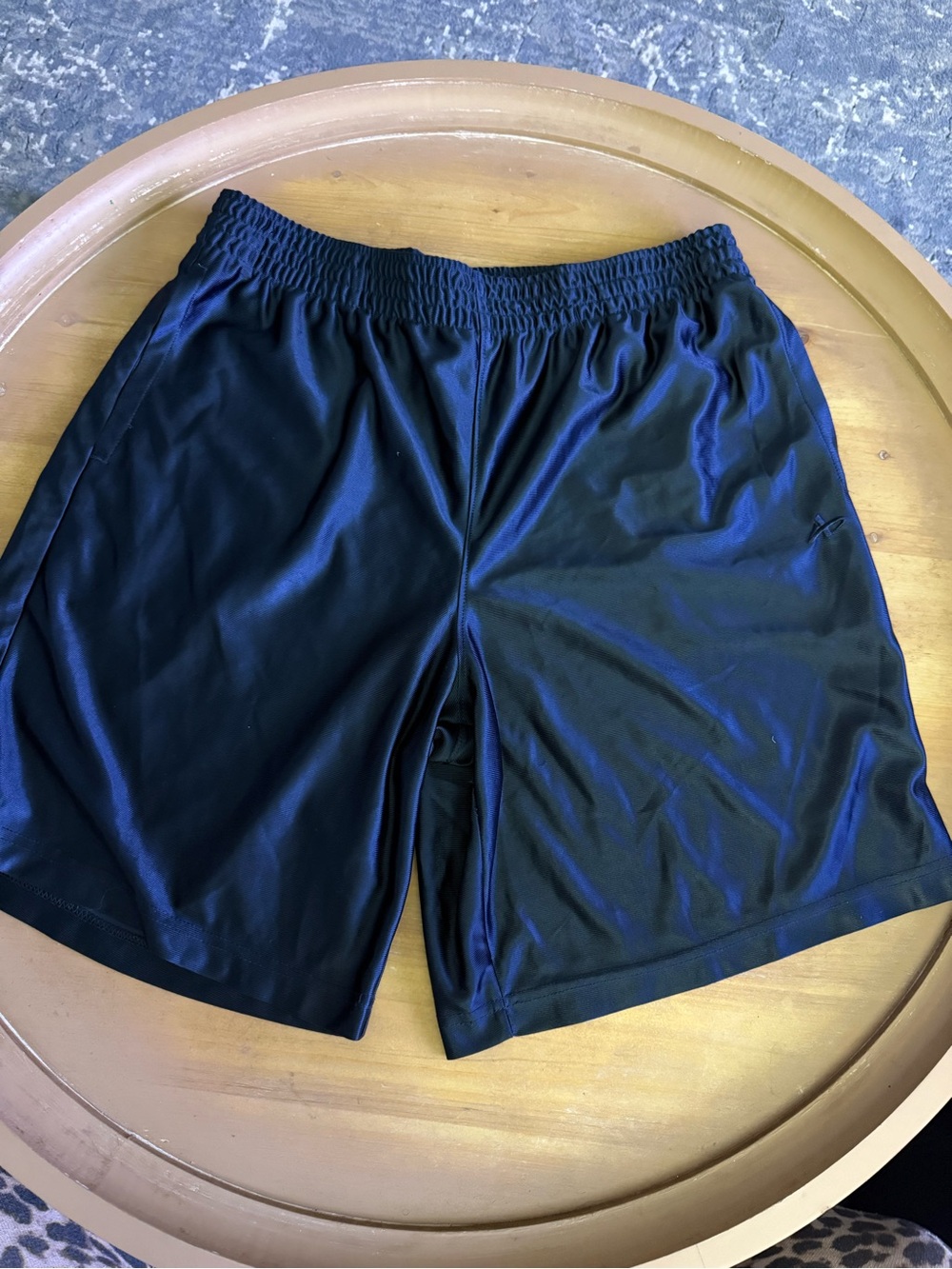 Athletech Black Men's Athletic Shorts - Elastic Waist Training